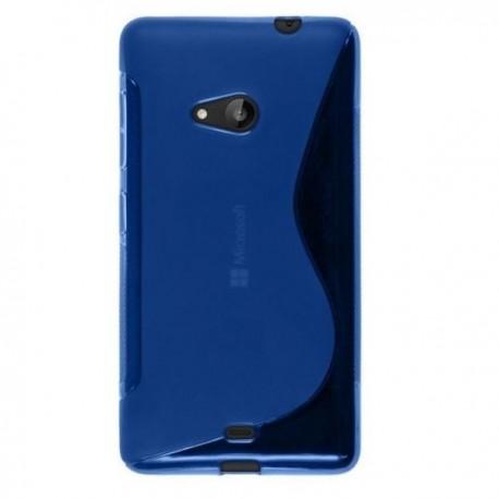 Silikon etui S za Microsoft Lumia 535, Modra barva