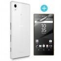 Silikonski etui za Sony Xperia Z5, debeline 0,3mm, Prozorna barva +zaščitna folija