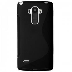 Silikon etui S za LG G4 Stylus +zaščitna folija za zaslon, Črna barva