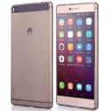 Silikon etui za Huawei Ascend P8 Lite, 0,3mm, prozorno temna +folija zaslona