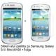 Silikon etui Jekod za Samsung Galaxy S3 Mini +Folija, bela mat barva