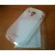 Silikon etui Jekod za Samsung Galaxy S3 Mini +Folija, bela mat barva