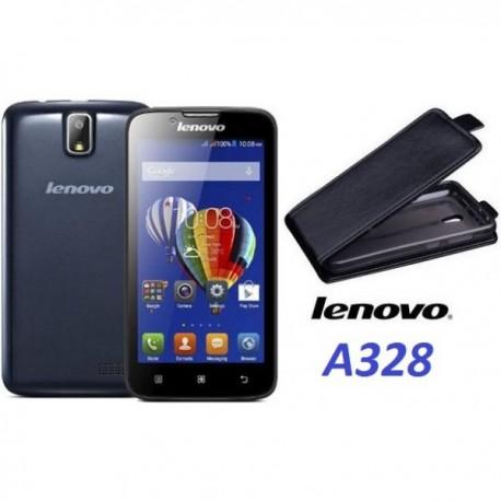 Preklopna Torbica "flexi" za Lenovo A328, Črna barva