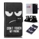 Preklopna Torbica Fancy za Samsung Galaxy Xcover 3, motiv Dont Touch