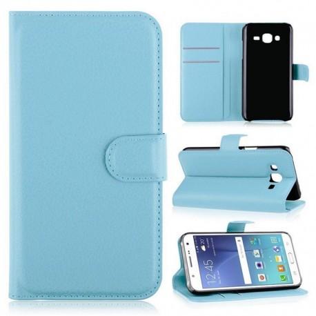 Preklopna torbica za Samsung Galaxy J5, svetlo modra barva