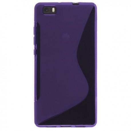 Silikon etui S za Huawei P8 Lite, Vijola barva
