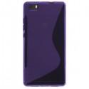 Silikon etui S za Huawei P8 Lite, Vijola barva