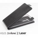 Preklopna Torbica "flexi" za Asus Zenfone 2 Laser ZE500, Črna barva