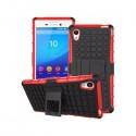 Etui Dual Armor za Sony Xperia M4 Aqua, Rdeče-črna barva