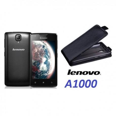 Preklopna Torbica "flexi" za Lenovo A1000, Črna barva