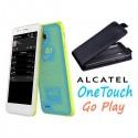 Preklopna Torbica "flexi" za Alcatel Go Play, Črna barva