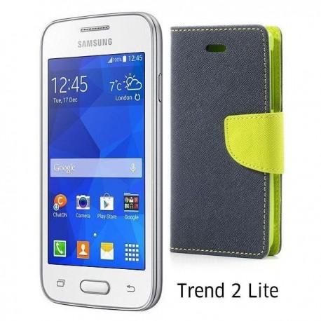 Preklopna Torbica "Fancy" za Samsung Galaxy Trend 2, Modra barva