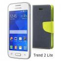 Preklopna Torbica "Fancy" za Samsung Galaxy Trend 2, Modra barva