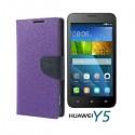 Preklopna Torbica "Fancy" za Huawei Y5, Vijola barva