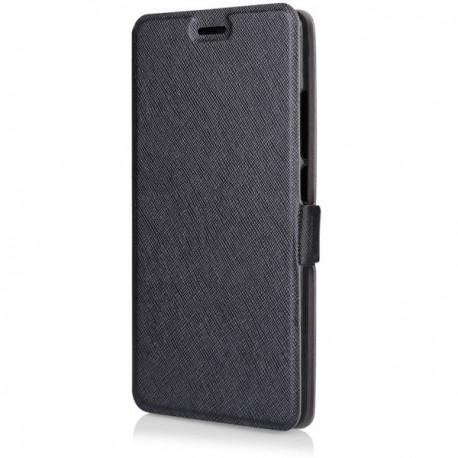 Preklopna Torbica Fancy "Slim" za Huawei Mate 8, Črna barva