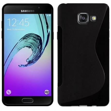 Silikon etui S za Samsung Galaxy A3 2016, Črna barva