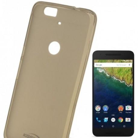 Silikonski etui Kisswill za Huawei Nexus 6P, prosojno temna barva
