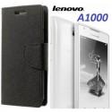 Preklopna Torbica "Fancy" za Lenovo A1000, Črna barva