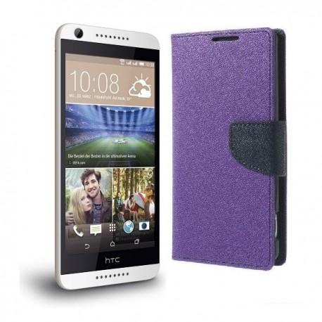 Preklopna Torbica "Fancy" za HTC Desire 626, Vijola barva