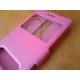 Preklopna torbica "window" za LG Zero, Pink barva