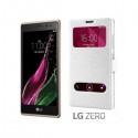 Preklopna torbica "window" za LG Zero, Bela barva