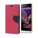 Preklopna Torbica "Fancy" za Sony Xperia M5, Pink barva