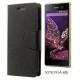 Preklopna Torbica "Fancy" za Sony Xperia M5, Črna barva