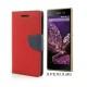 Preklopna Torbica "Fancy" za Sony Xperia M5, Rdeča barva