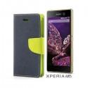 Preklopna Torbica "Fancy" za Sony Xperia M5, Modra barva