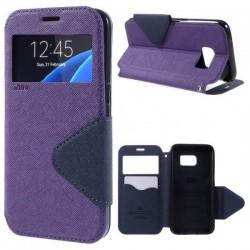Preklopna torbica "Roar Fancy Diary" za Samsung Galaxy S7, Vijola barva