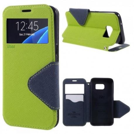 Preklopna torbica "Roar Fancy Diary" za Samsung Galaxy S7, Zelena barva