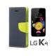 Preklopna Torbica "Fancy" za LG K4, Modra barva