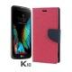 Preklopna Torbica "Fancy" za LG K10, Pink barva
