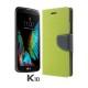 Preklopna Torbica "Fancy" za LG K10, Zelena barva