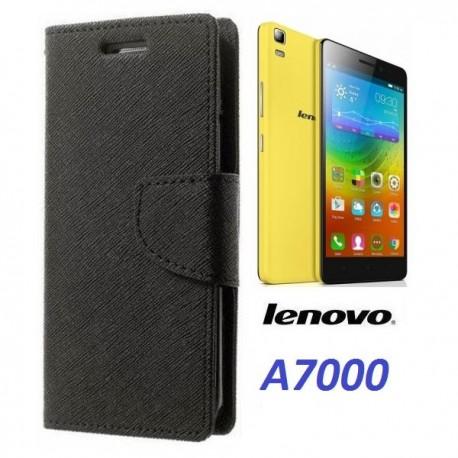 Preklopna Torbica "Fancy" za Lenovo A7000, Črna barva