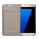 Preklopna torbica "Book style" za Samsung Galaxy S7, Zlata barva