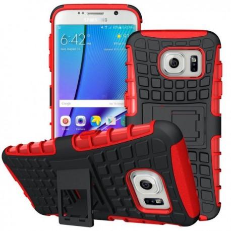Etui Dual Armor za Samsung Galaxy S7 Edge, Rdeča barva
