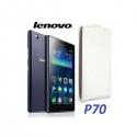 Preklopna Torbica "flexi" za Lenovo P70, Bela barva