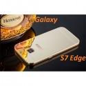 Etui "Alu" za Samsung Galaxy S7 Edge, Zlata barva