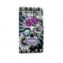 Preklopna Torbica Fancy za LG G4, motiv Skull