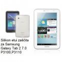 Silikonski etui za Samsung Galaxy Tab 2 7.0, transparent