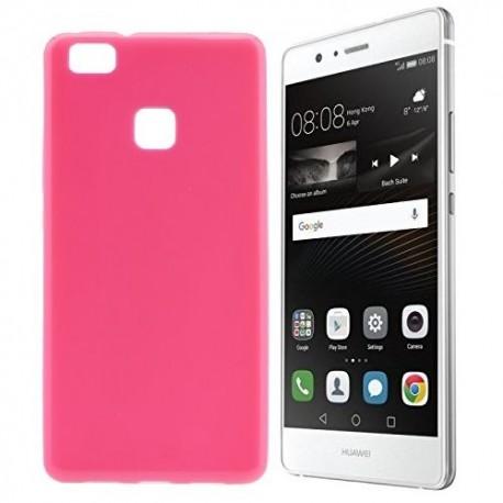 Silikon etui za Huawei P9 Lite, 0,5mm, pink barva