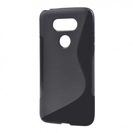 Silikonski etui S za LG G5, Črna barva