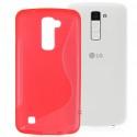 Silikon etui S za LG K10, Rdeča barva