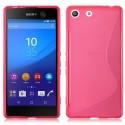 Silikon etui S za Sony Xperia M5, Pink barva