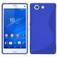 Silikon etui S za Sony Xperia M5, Modra barva