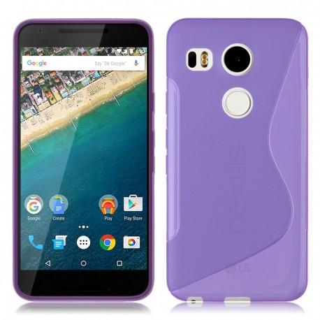 Silikon etui S za LG Nexus 5X, Vijolična barva