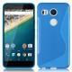 Silikon etui S za LG Nexus 5X, Modra barva