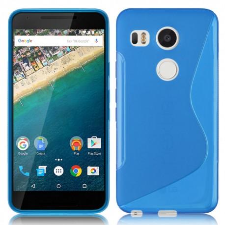 Silikon etui S za LG Nexus 5X, Modra barva
