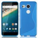 Silikon etui S za LG Nexus 5X, Modra barva